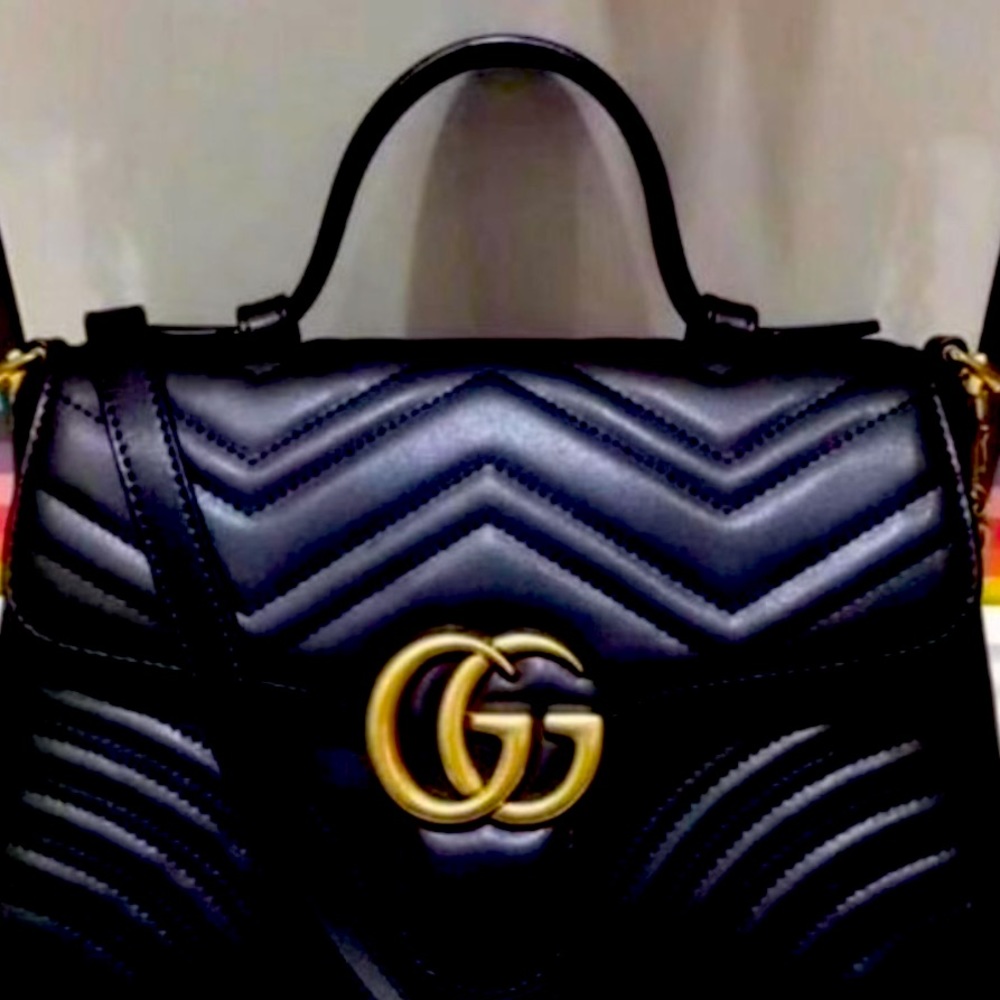GG Marmont black bag 21x15x8 cm
